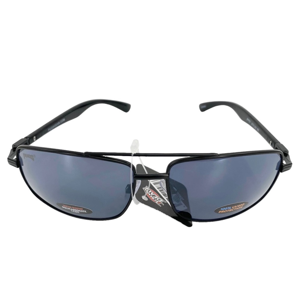 Pugs Gear M8 Aviator Style Black Metal Frame Sunglasses